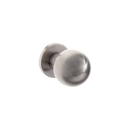 Bouton boule fixe Ø 55 mm, inox brossé 304