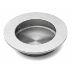 Cuvette ronde encastrée Ø 80 mm, inox brossé 316